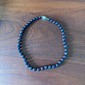 Black Pearl Necklace